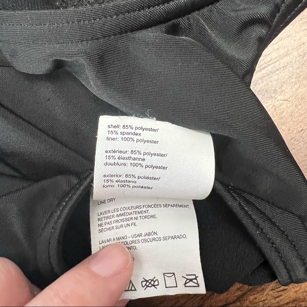 Speedo Black Solid Super Proback Prolt Onepiece S… - image 8